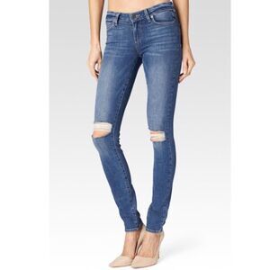 PAIGE Verdugo Ultra Skinny Jean Danya‎ Destructed Size 30